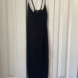 Black Missguided Bodycon Midi Dress